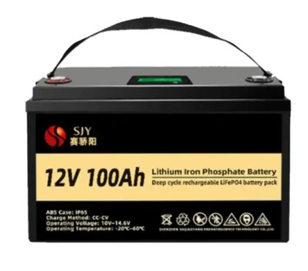 Фото: Акумулятор LiFePO4 12V/100Ah/1280Wh (BMS та LCD экран) для ДБЖ (клас А)