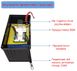 Акумулятор LiFePO4 12V/100Ah/1280Wh (BMS та LCD экран) для ДБЖ (клас А)