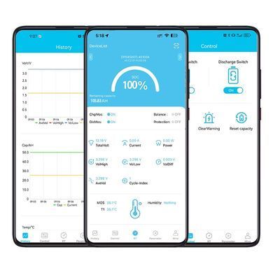 Фото: Аккумулятор LiFePO4 24V/100Ah/2560Wh (Bluetooth APP, BMS и LCD екран) для ИБП (класс А) Гарантия 12 мес