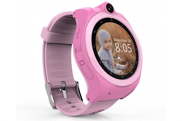 Фото: Детские телефон-часы с GPS трекером GOGPS ME K19 Розовые