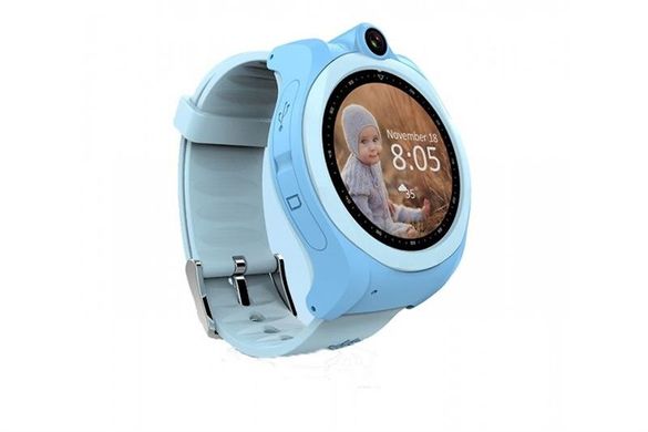 Фото: Детские телефон-часы с GPS трекером GOGPS ME K19 Синие