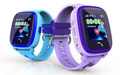 Фото: Детские телефон-часы с GPS трекером GOGPS ME K25 Пурпурные