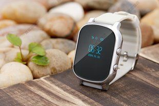 Фото: Детские телефон-часы с GPS трекером GOGPS ME К20 Хром