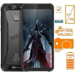Фото: Смартфон Blackview BV5500 2/16GB DUALSIM Black OFFICIAL UA