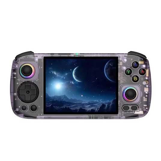 【値下げ中4/14】ANBERNIC RG406H クリアパープル ケース付き Купити Ігрова консоль Anbernic RG406H Purple Black портативна 8