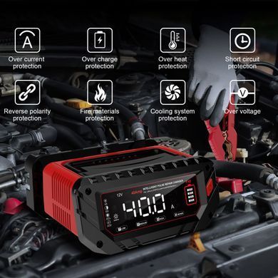 Фото: Розумний зарядний пристрій HTRC P40 (40A 12/24V) для LiFePO4, свинцево-кислотних, AGM, GEL акумуляторівозумний зарядний пристрій HTRC P35 (35A 12/24V) для LiFePO4, свинцево-кислотних, AGM, GEL акумуляторів