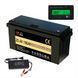 Аккумулятор LiFePO4 24V/100Ah/2560Wh (BMS та LCD экран) класс А с зарядным устройством Гарантия 12 мес