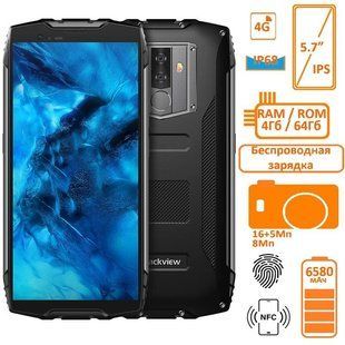 Фото: Смартфон Blackview BV6800 Pro 4/64GB DUALSIM Black OFFICIAL UA
