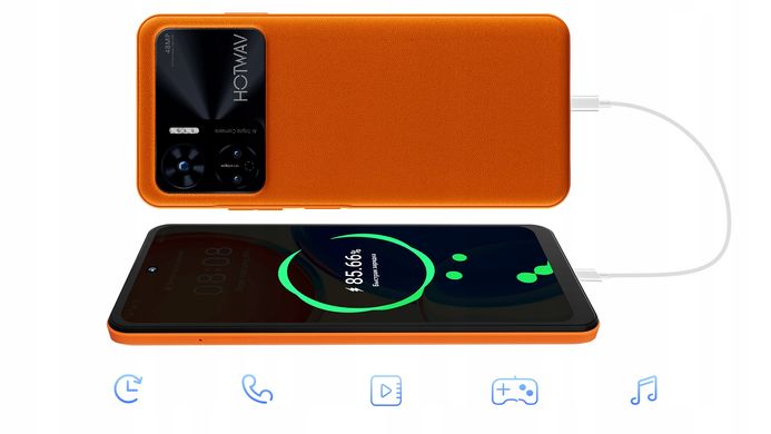 Фото: Hotwav Note 12 8/128 ГБ Orange NFC Гарантия 3 мес