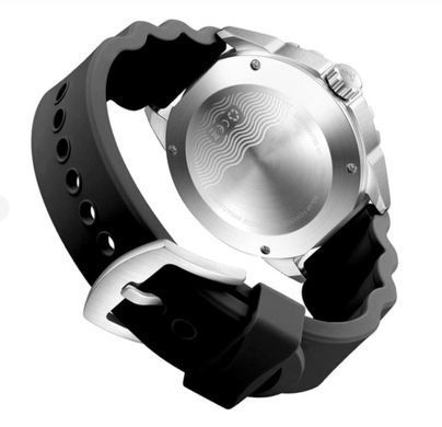 Фото: Тактические часы North Edge Triton Black для дайвинга солнечный заряд