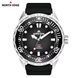 Тактические часы North Edge Triton Black для дайвинга солнечный заряд