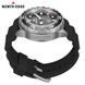 Тактичний годинник North Edge Triton-Ti Titanium Black для дайвінгу сонячний заряд