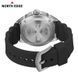 Тактичний годинник North Edge Triton-Ti Titanium Black для дайвінгу сонячний заряд